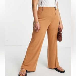 ASOS brown / camel Size US-16 high rise trousers Never worn